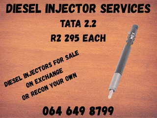 Tata 2.2 Diesel Injectors With Washers For Sale On Exchange 6 Months Warranty Included