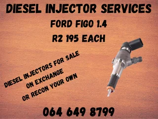 Ford Figo 1.4 Diesel Injectors With Washers For Sale Or Recon Your Own