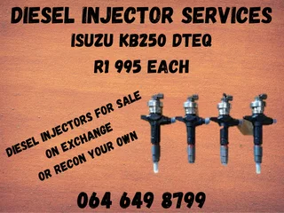 We Can Recon Your Isuzu Kb250 Dteq Diesel Injectors