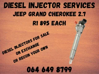 Jeep Grand Cherokee 2.7 Diesel Injectors For Sale On Exchange Or Recon Your Own With Copper Washers