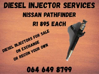 Nissan Pathfinder Diesel Injectors With Washers For Sale On Exchange Or Recon Your Own Warranty Incl