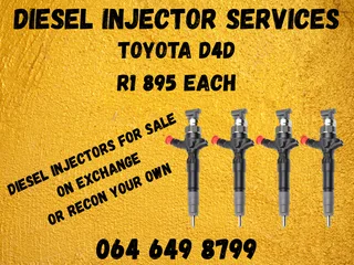 Toyota D4d Diesel Injectors For Sale On Exchange Or Recon Your Own
