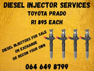 Toyota Prado Diesel Injectors For Sale On Exchange Copper Washers Included