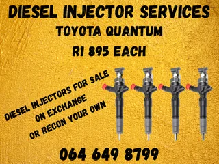 Toyota Quantum Diesel Injectors For Sale On Exchange 6 Months Warranty Included