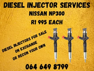 Nissan Np300 Diesel Injectors For Sale On Exchange Copper Washers And 6 Months Warranty Included