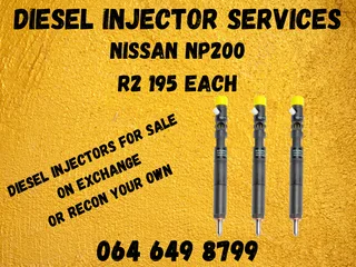 Nissan Np200 Diesel Injectors For Sale Or Recon Your Own