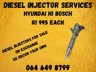 Hyundai H1 Bosch Diesel Injectors For Sale Or Recon Your Own Copper Washers And Warranty Included