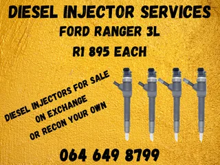 Ford Ranger 3l Diesel Injectors With Washers For Sale On Exchange Or Recon Your Own