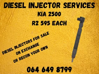 Kia 2500 Diesel Injectors With Washers For Sale On Exchange