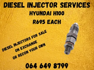 Hyundai H100 Diesel Injectors For Sale On Exchange Or Recon Your Own With Warranty