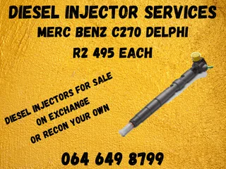 Merc Benz C270 Delphi Diesel Injectors For Sale Or Recon Your Own With Washers