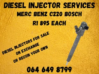 Merc Benz C220 Bosch Diesel Injectors For Sale Or Recon Your Own With Washers