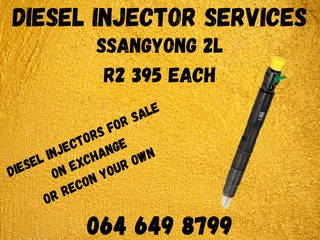Ssangyong 2l Diesel Injectors With Washers For Sale On Exchange