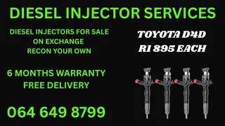 Toyota D4d Diesel Injectors For Sale On Exchange Or Recon Your Own