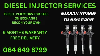 Nissan Np300 Diesel Injectors For Sale On Exchange With Washers And Warranty
