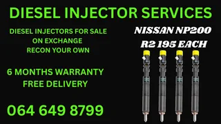 Nissan Np200 Diesel Injectors For Sale Or Recon Your Own
