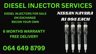 Nissan Navara Diesel Injectors For Sale Or Recon Your Own With Washers