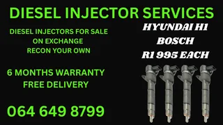 Hyundai H1 Bosch Diesel Injectors For Sale Or Recon Your Own With Washers And Warranty
