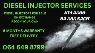 Kia 2500 Diesel Injectors With Washers For Sale On Exchange