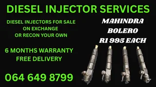 We Can Recon Your Mahindra Bolero Diesel Injectors