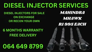 We Can Recon Your Mahindra Mhawk Diesel Injectors With 6 Months Warranty