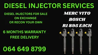 Merc Vito Bosch Diesel Injectors For Sale On Exchange Copper Washers Included