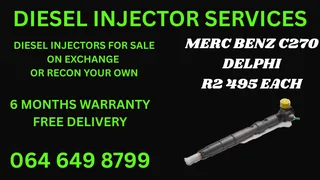 Merc Benz C270 Delphi Diesel Injectors For Sale Or Recon Your Own Copper Washers Included