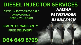 Nissan Pathfinder Diesel Injectors With Washers For Sale On Exchange Or Recon Your Own Warranty Incl