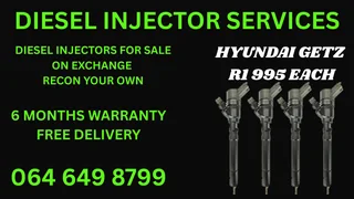 Hyundai Getz Diesel Injectors For Sale On Exchange Or Recon Your Own Warranty Included