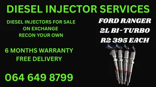 Ford Ranger 2l Bi-turbo Diesel Injectors For Sale Or Recon Your Own Warranty Included