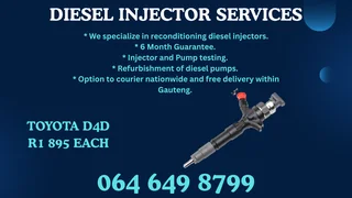 Toyota D4d Diesel Injectors For Sale On Exchange Or Recon Your Own