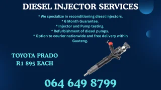 Toyota Prado Diesel Injectors For Sale On Exchange Washers Included