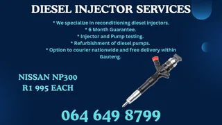 Nissan Np300 Diesel Injectors For Sale Washers And Warranty Included
