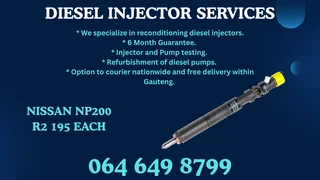 Nissan Np200 Diesel Injectors For Sale Or Recon Your Own