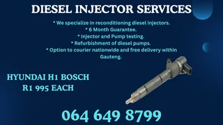 Hyundai H1 Bosch Diesel Injectors For Sale Or Recon Your Own Washers And Warranty Included