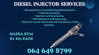 Mazda Bt50 Diesel Injectors With Washers For Sale On Exchange Or Recon Your Own Warranty Included