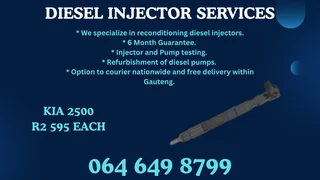 Kia 2500 Diesel Injectors With Washers For Sale On Exchange