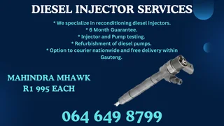 We Can Recon Your Mahindra Mhawk Diesel Injectors Warranty Included