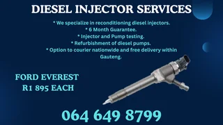 Ford Everest Diesel Injectors For Sale On Exchange Or Recon Your Own 6 Months Warranty Included