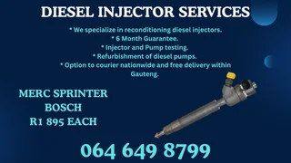 Merc Sprinter Bosch Diesel Injectors For Sale On Exchange Copper Washers Included