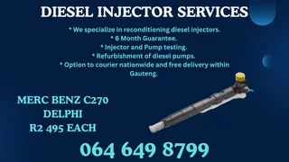Merc Benz C270 Delphi Diesel Injectors For Sale Or Recon Your Own Copper Washers Included