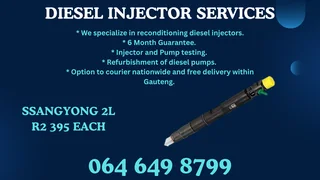 Ssangyong 2l Diesel Injectors With Washers For Sale On Exchange