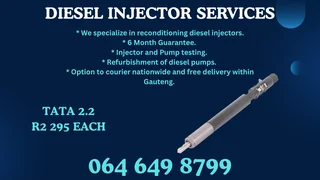 Tata 2.2 Diesel Injectors With Washers For Sale On Exchange Warranty Included