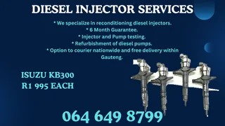 Isuzu Kb300 Diesel Injectors With Washers For Sale Or Recon Your Own 6 Months Warranty Included
