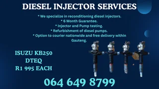 We Can Recon Your Isuzu Kb250 Dteq Diesel Injectors