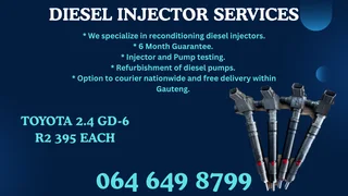 Toyota 2.4 Gd-6 Diesel Injectors For Sale On Exchange Or Recon Your Own With Washers And Warranty