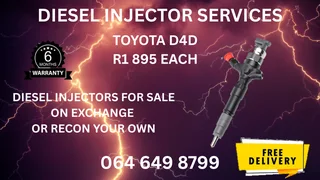 Toyota D4d Diesel Injectors For Sale On Exchange Or Recon Your Own