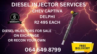 Chev Captiva Delphi Diesel Injectors With Washer For Sale Or Recon Your Own