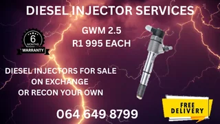 Gwm 2.5 Diesel Injectors For Sale On Exchange Or Recon Your Own
