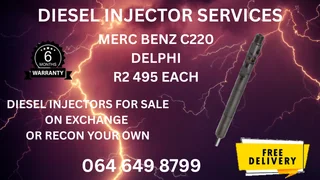 Merc Benz C220 Delphi Diesel Injectors For Sale Or Recon Your Own